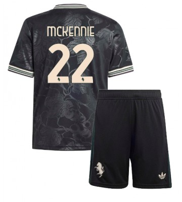 Juventus Weston McKennie #22 Tredjetrøje Børn 2025-26 Kortærmet (+ Korte bukser)